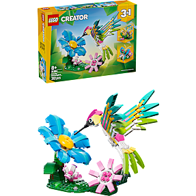 LEGO Creator 31384 3-i-1 Vilde dyr: Farverig kolibri