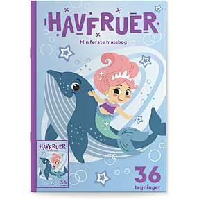 Havfruer - Min første malebog