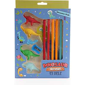 Danpen skrivesæt 13 dele - dinosaur