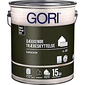 Gori 612 dækkende træbeskyttelse 5 liter - RAL 7016