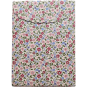 Gavepose med velcro 19x26 cm - blomster