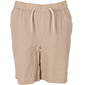 VRS børne shorts med striber str. 122/128 - brun