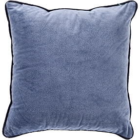 Salling Trend pyntepude i velour - blå