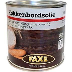 FAXE køkkenbordsolie 0,75 liter - sort