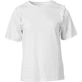 VRS dame oversize T-shirt str. 2XL - hvid
