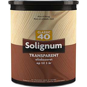 Solignum Classic 40 transparent træbeskyttelse 5 liter - nød