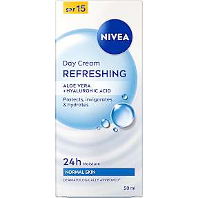 Refreshing dagcreme m. E-vitamin m. solfaktor 15