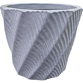 Volano krukke – grå - Ø: 30 x H: 25 cm