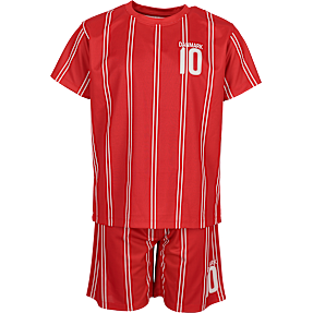 VRS børne fodbold shorts sæt str. 122/128 - rød