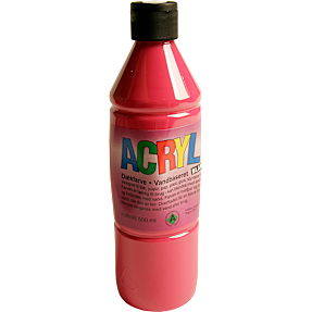 Fantasy color acryl blank 500ml rød