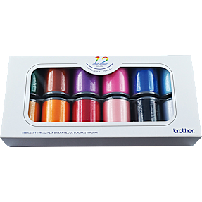 Brother SKiTCH PP1 Broderimaskinetråd - 12 farver