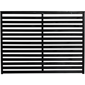 Nordic Fence Nova hegn - sort grundmalet