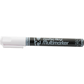 Danpen akryl multimarker - hvid