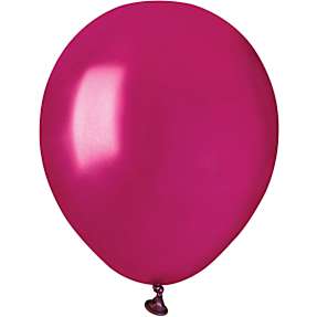 Latexballoner 13 cm 15-pak - metallic bordeaux
