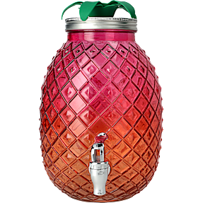 Dispenser med ananas design - 3,7 liter - flere varianter - assorteret