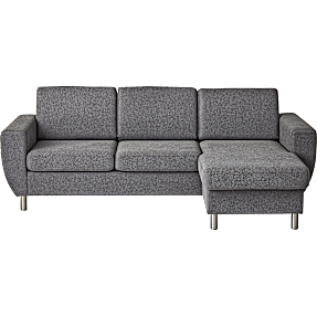 Rom Nordic vendbar sofa med chaiselong - antracit