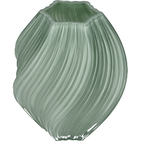 Vase 18 cm - grøn