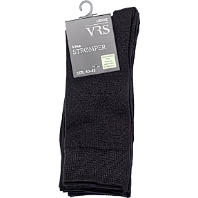 VRS herre 5-pak strømper str. onesize - sort