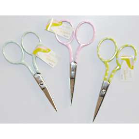 Broderisaks med polkaprikker - flere varianter - assorteret