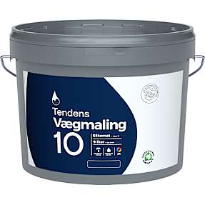 Tendens vægmaling silkemat 10 9 liter