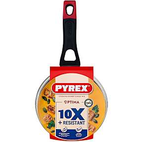 Pyrex Optima+ kasserolle med låg - 1,2 liter