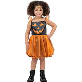 Halloween græskarkjole kostume str. 92