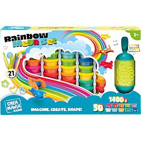 Modellervoks legesæt - rainbow