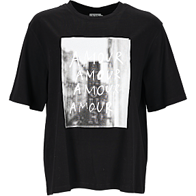VRS dame oversize T-shirt str. M - sort