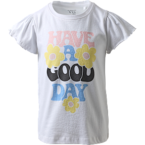 VRS børne T-shirt str. 110/116 - hvid