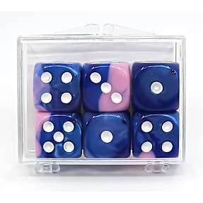 Games for fun marmor terning 6-pak lilla