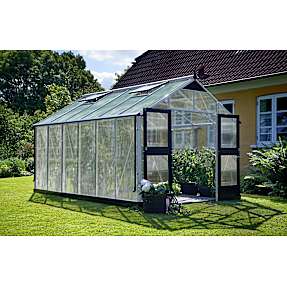 Juliana Premium drivhus - Aluminium