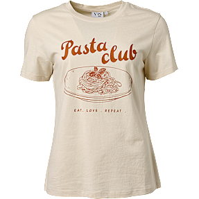 VRS dame T-shirt str. L - beige