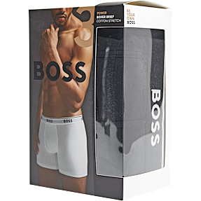 BOSS herre 3-pak tights str. L - sort