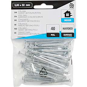 HomeFixer stålsøm 3x50 mm 40 stk