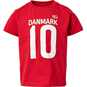 VRS børne fodbold T-shirt str. 122/128 - rød
