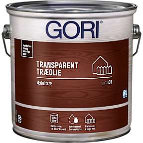 Gori 107 transparent træolie ædeltræ 2,5 liter