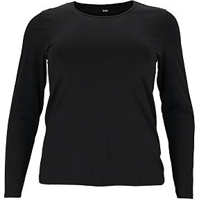VRS dame slim fit T-shirt str. 48 - sort