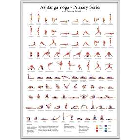 Yoga poses - 50x70 cm