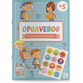 Opgavebog med stickers legetøj 24 A4