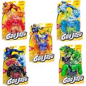 Goo Jit Zu Heroes strækbar figur 14 cm - flere varianter - assorteret