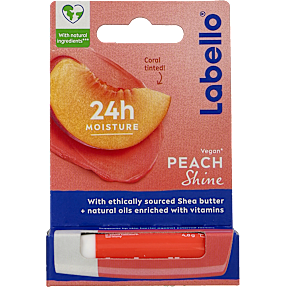 Peach Shine læbepomade m. sheasmør