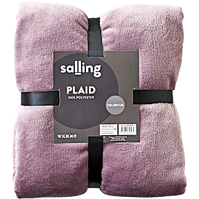Salling soft plaid 130x180 cm - rosa