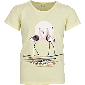 VRS børne T-shirt str. 134/140 - gul
