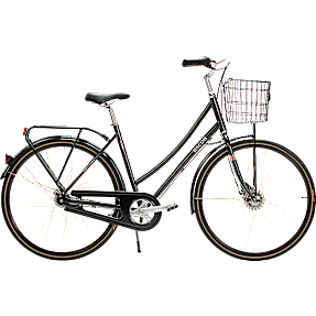 SCO Premium Dutch damecykel 28"- sort