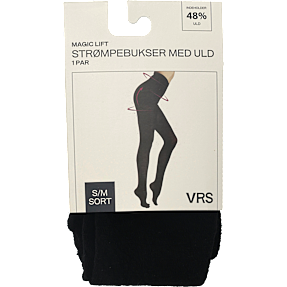 VRS dame strømpebukser magic lift str. l/xl - sort