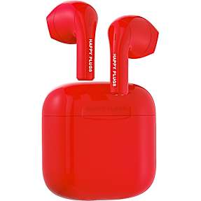 Happy Plugs Joy trådløse in-ear høretelefoner - rød