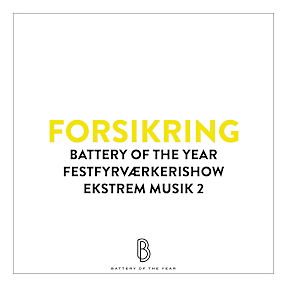 Aflysningsforsikring Of The Year festfyrværkerishow Ekstrem Musik 2