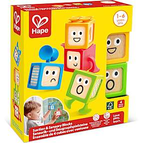 Hape sanseklodser med sugekopper