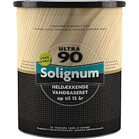 Solignum Ultra 90 dækkende træbeskyttelse 5 liter - kalkhvid