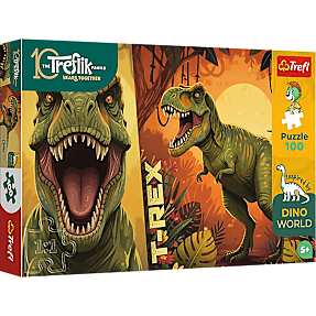 T-Rex puslespil 100 brikker